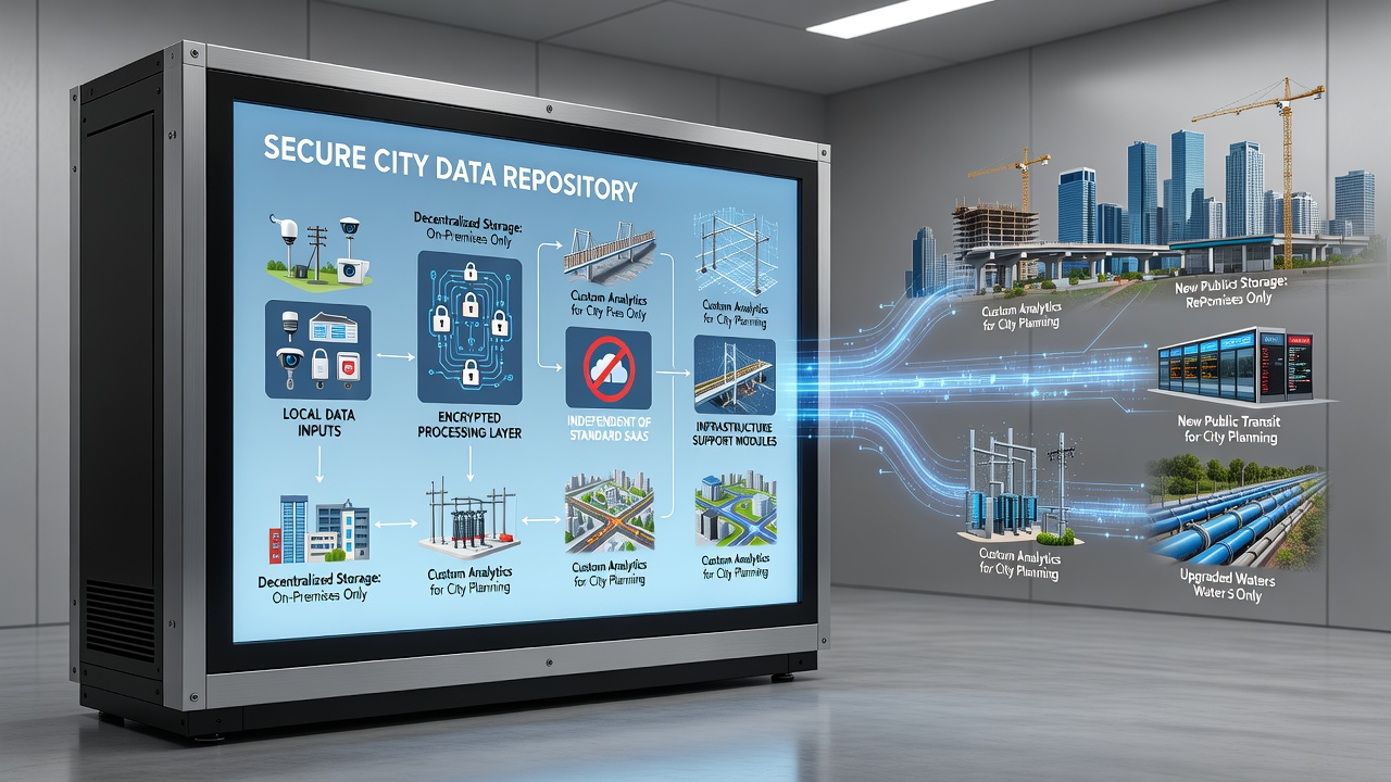 How Secure City Data Repositories Support Local Infrastructure Projects Without Relying on Standard SaaS Platforms