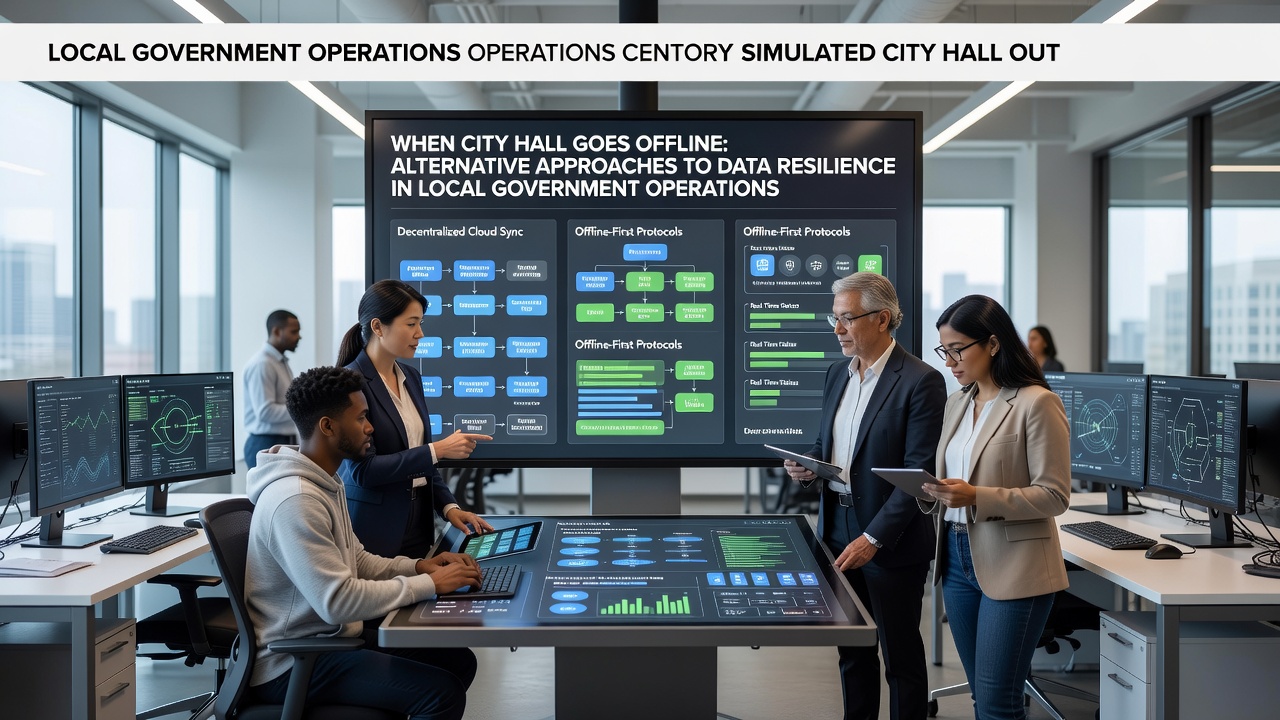 When City Hall Goes Offline: Alternative Approaches to Data Resilience in Local Government Operations